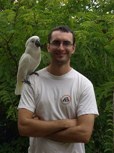 Bruno avec Bounty le cacatos